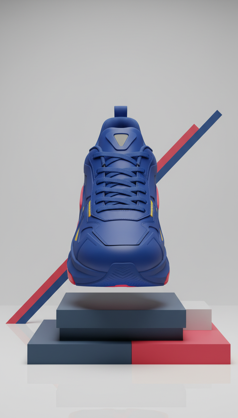 Zapatilla Electric Blue con suela amortiguada