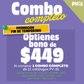 Combo completo. Promoción Fin de temporada