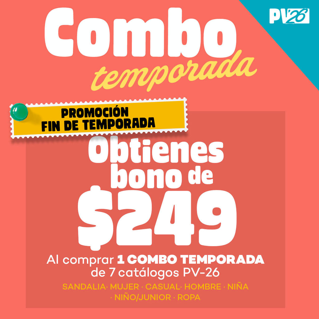 Combo temporada- Promoción fin de temporada