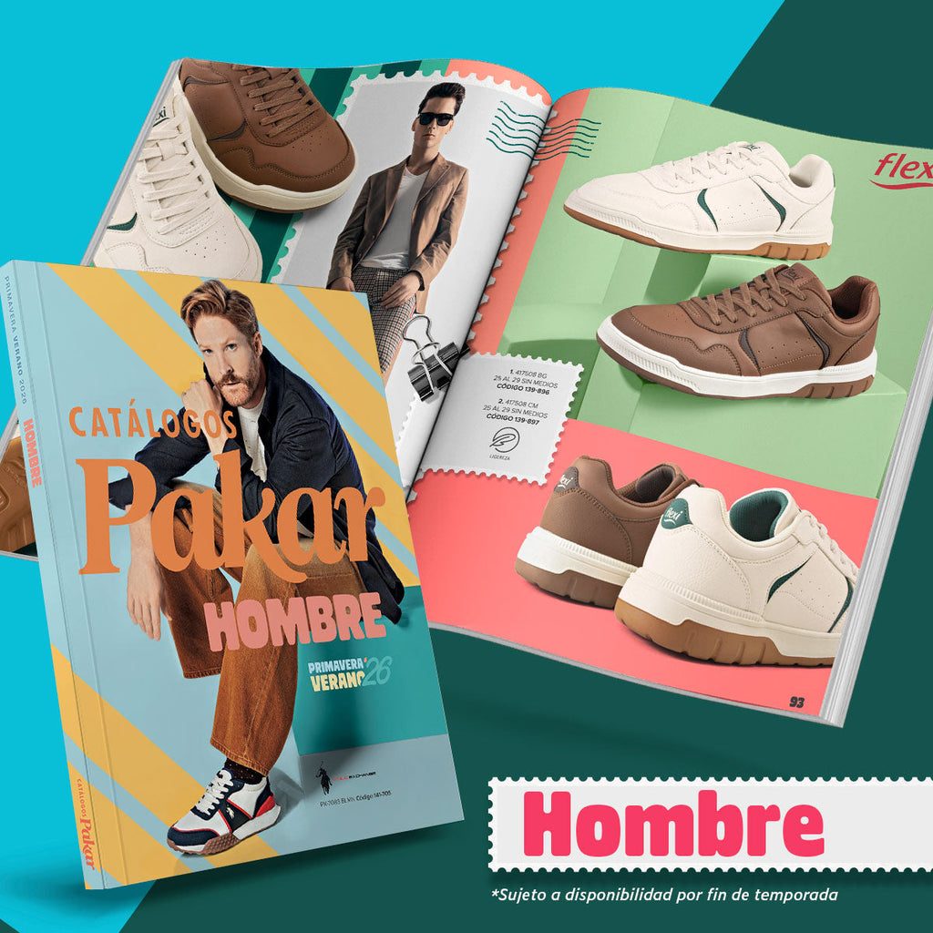 Catálogos Pakar hombre. Primavera-Verano 2026