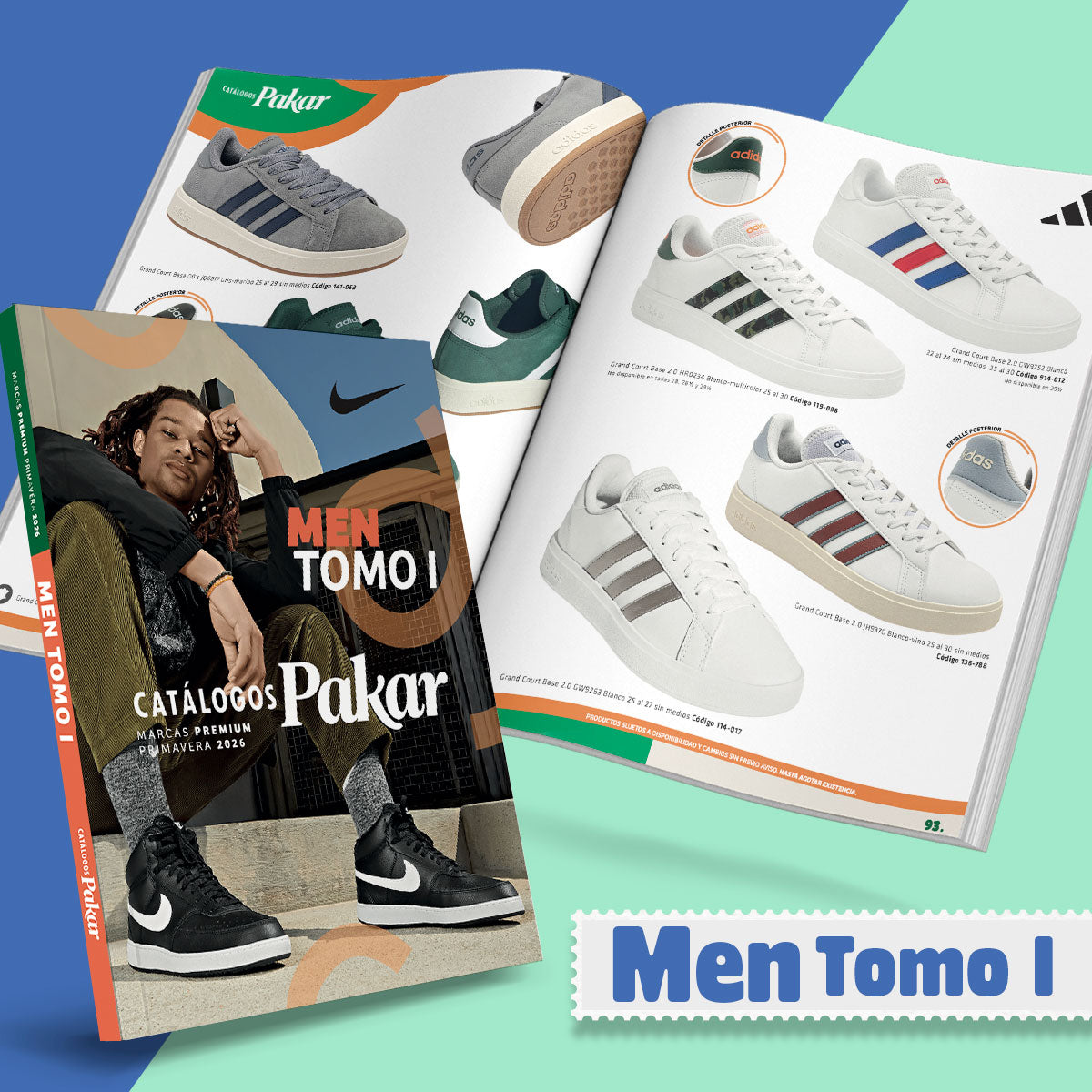 Catálogos Pakar Men Tomo Uno. Marcas Premium Primavera 2026. 