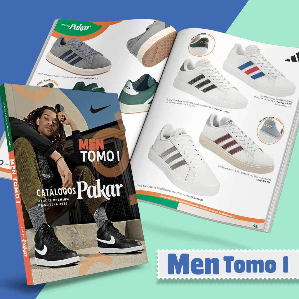 Catálogos Pakar Men Tomo Uno. Marcas Premium Primavera 2026. 
