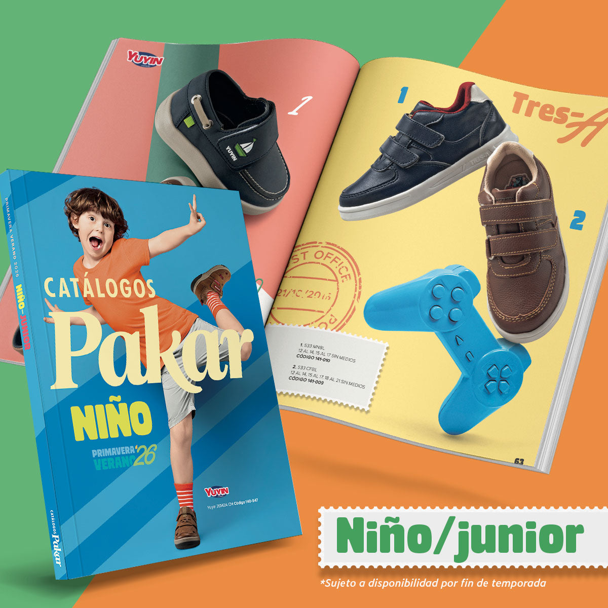 Catálogos Pakar niño.  Catálogos Primavera - Verano 2026